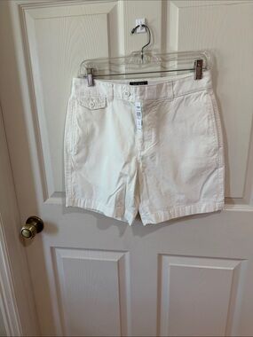 Todd Snyder White 7” Cotton Hudson Shorts Sz 29.  New. Box55